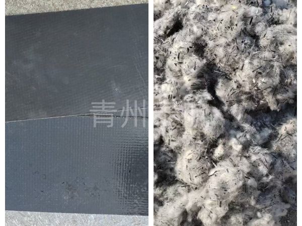 巖棉粉碎對比
