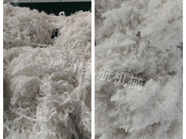 棉線切碎效果對(duì)比
